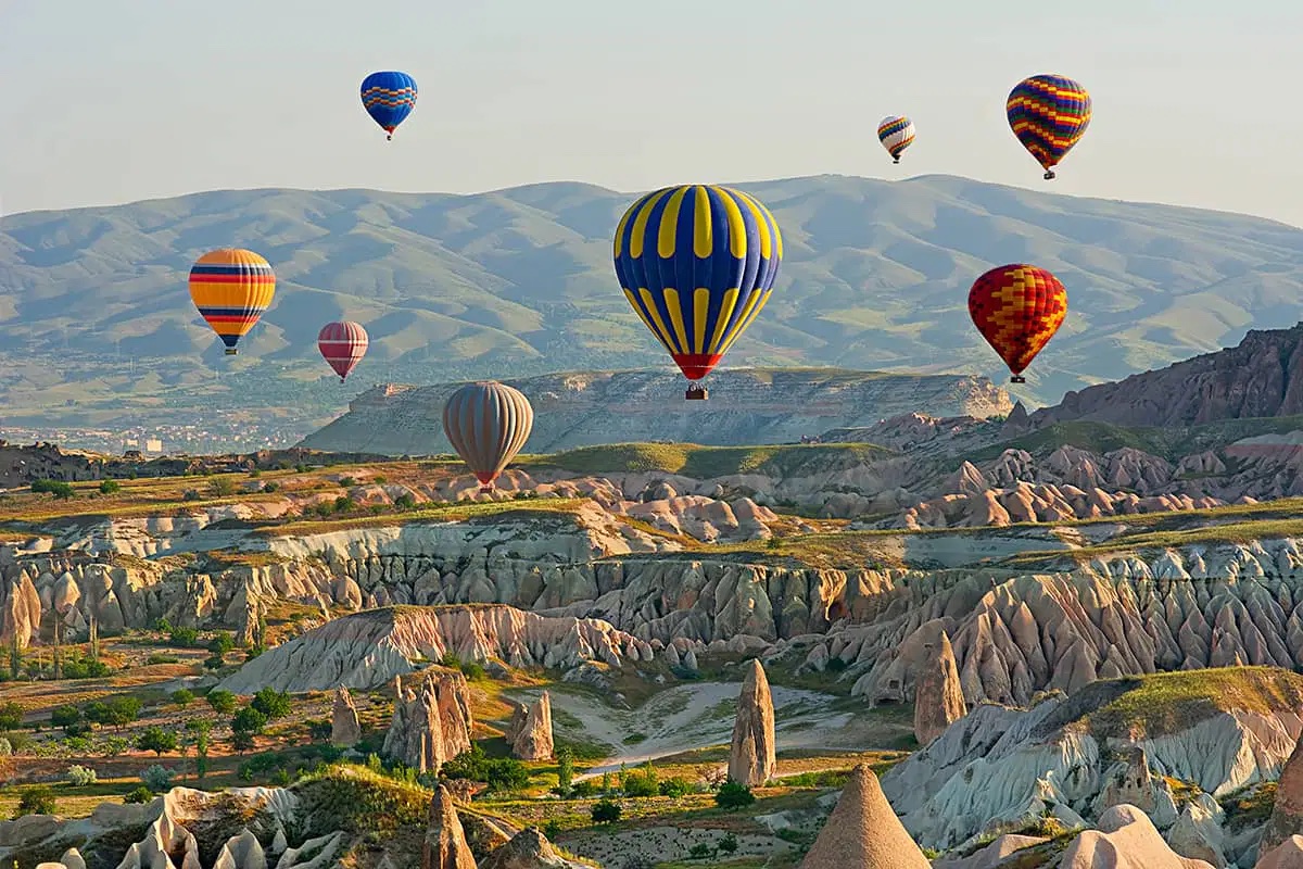 Cappadocia valleys and rock formations